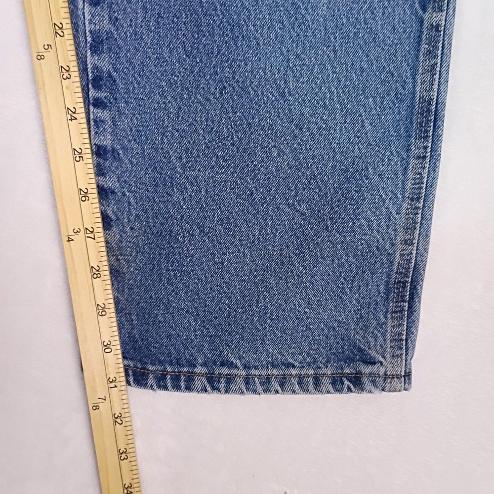 Wrangler Riggs Workwear Mens Blue Double Knee Carpenter Jeans 38x32 FITS 38X31 - Picture 5 of 15